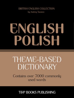 cover image of Theme-Based Dictionary